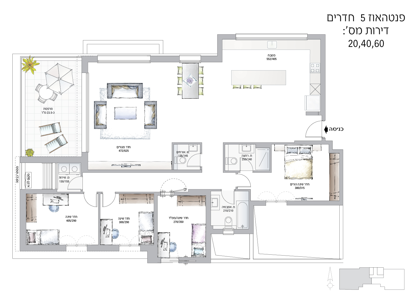 תכניות דירה רעננה-08